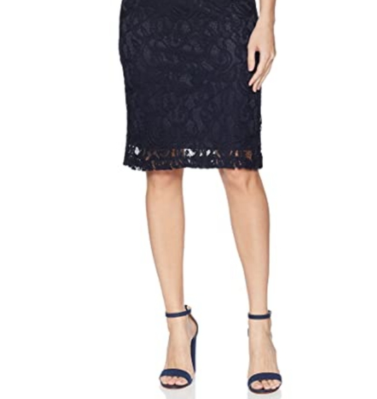 NWT Andrianna Papell Blue Moon Lace Pencil… - Picture 2 of 7